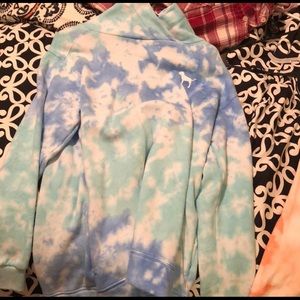 PINK Victoria Secret tie dye sweatshirt